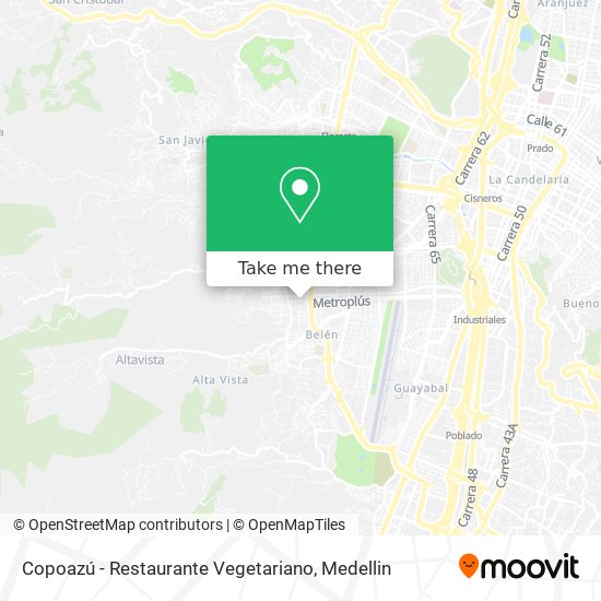 Copoazú - Restaurante Vegetariano map