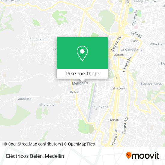 Mapa de Eléctricos Belén