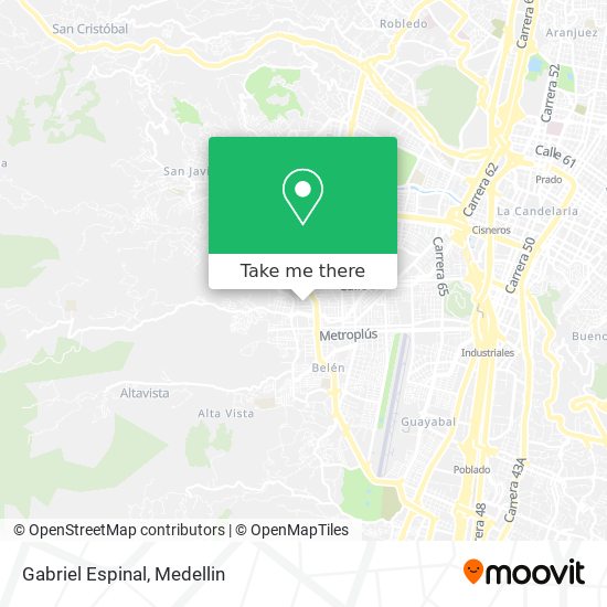 Mapa de Gabriel Espinal