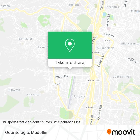 Mapa de Odontología