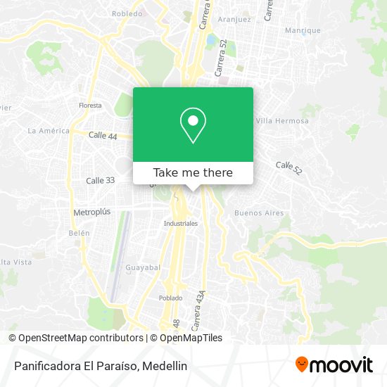 Mapa de Panificadora El Paraíso