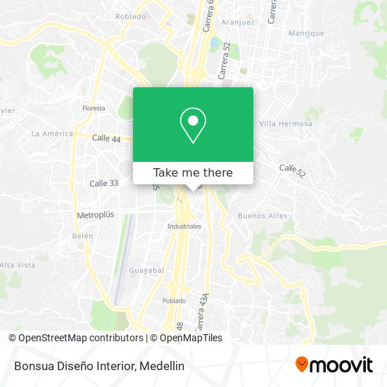 Bonsua Diseño Interior map