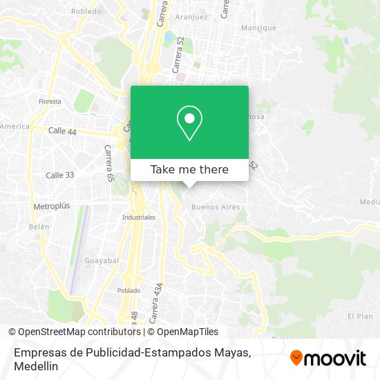 Mapa de Empresas de Publicidad-Estampados Mayas