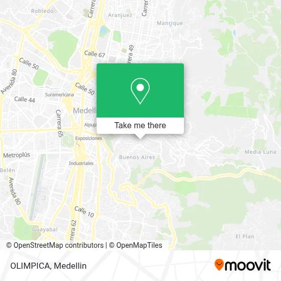 OLIMPICA map