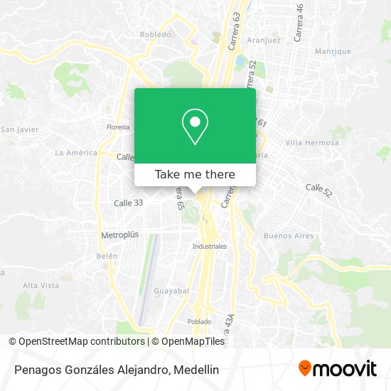 Penagos Gonzáles Alejandro map