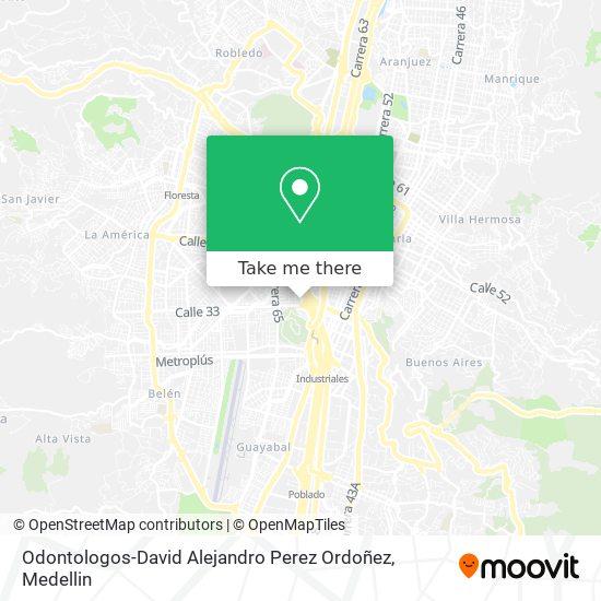 Odontologos-David Alejandro Perez Ordoñez map