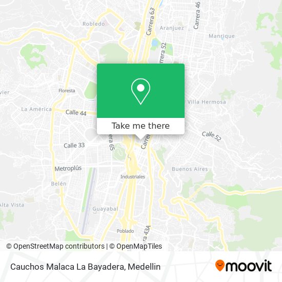 Cauchos Malaca La Bayadera map
