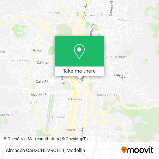 Almacén Cars-CHEVROLET map