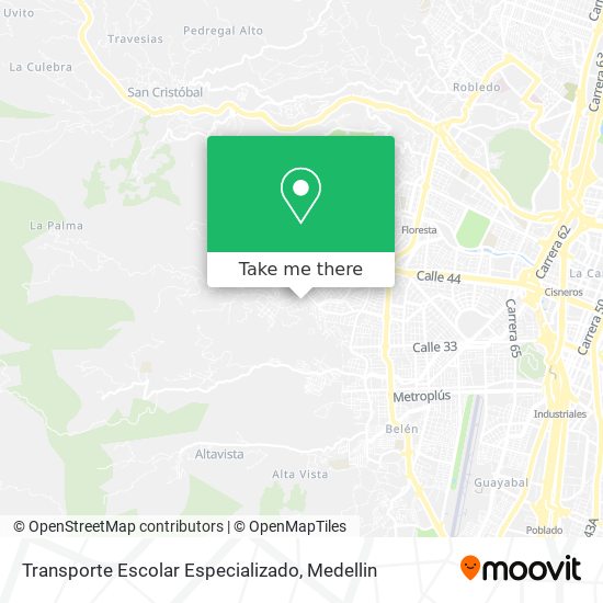 Mapa de Transporte Escolar Especializado