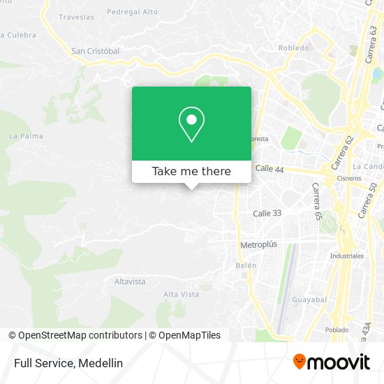 Mapa de Full Service