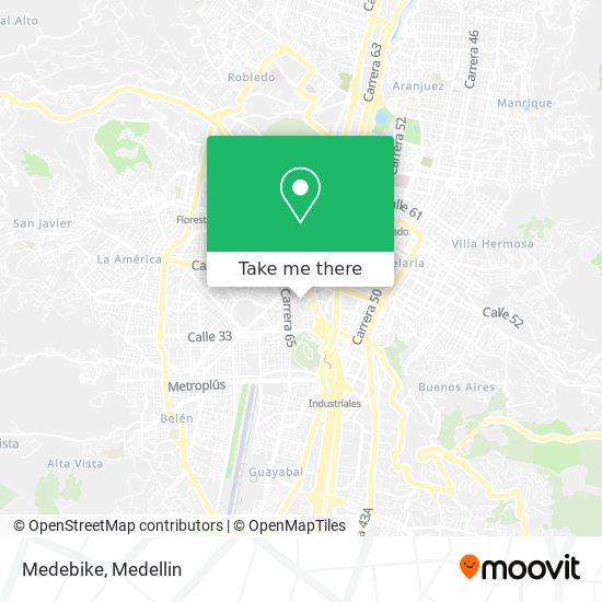 Medebike map