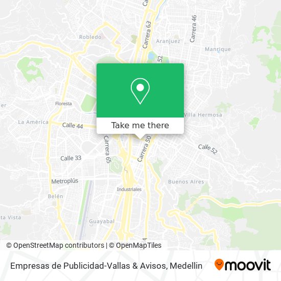 Empresas de Publicidad-Vallas & Avisos map