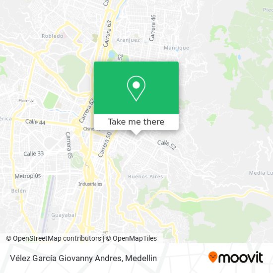 Vélez García Giovanny Andres map