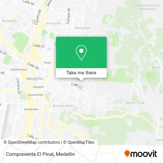 Compraventa El Pinal map