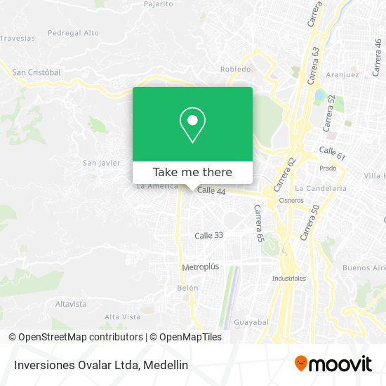 Inversiones Ovalar Ltda map