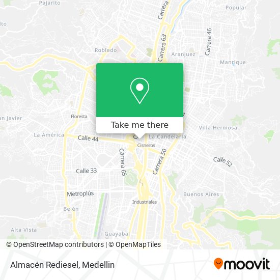 Almacén Rediesel map