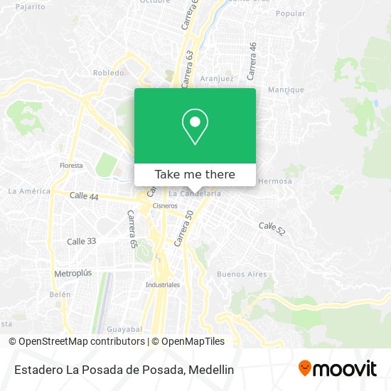 Estadero La Posada de Posada map