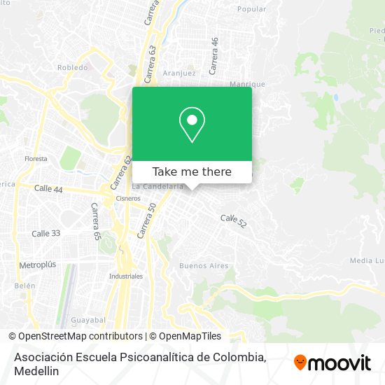Asociación Escuela Psicoanalítica de Colombia map