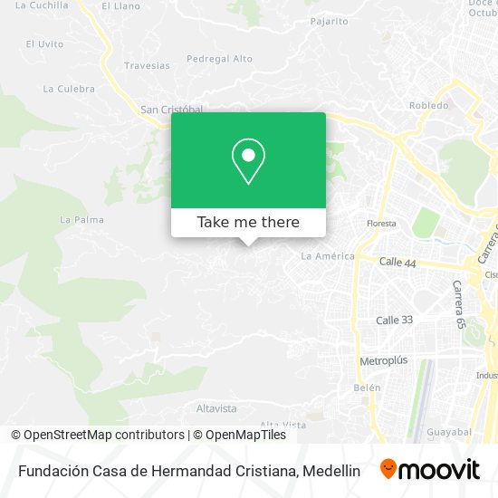 Fundación Casa de Hermandad Cristiana map