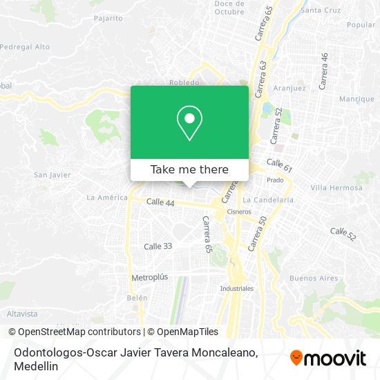 Mapa de Odontologos-Oscar Javier Tavera Moncaleano