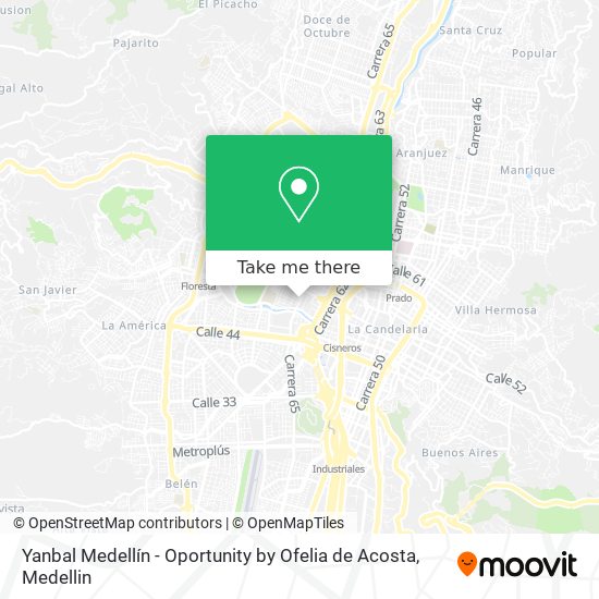 Yanbal Medellín - Oportunity by Ofelia de Acosta map