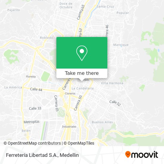 Mapa de Ferretería Libertad S.A.