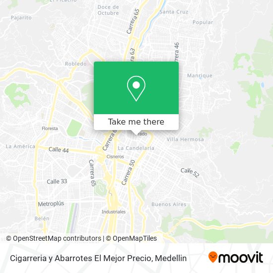 Cigarreria y Abarrotes El Mejor Precio map