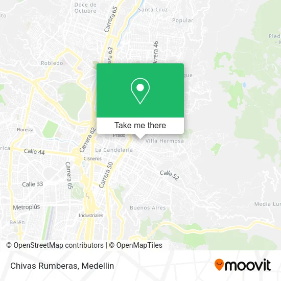 Chivas Rumberas map