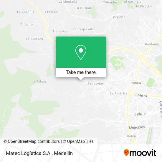Mapa de Matec Logística S.A.