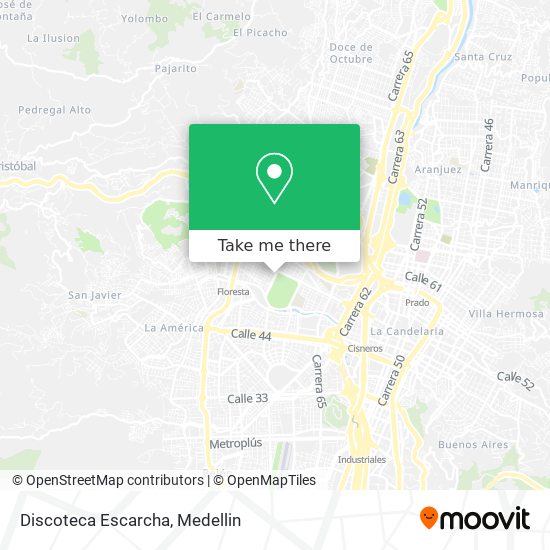 Discoteca Escarcha map