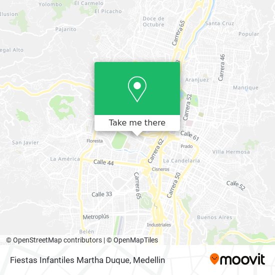 Fiestas Infantiles Martha Duque map