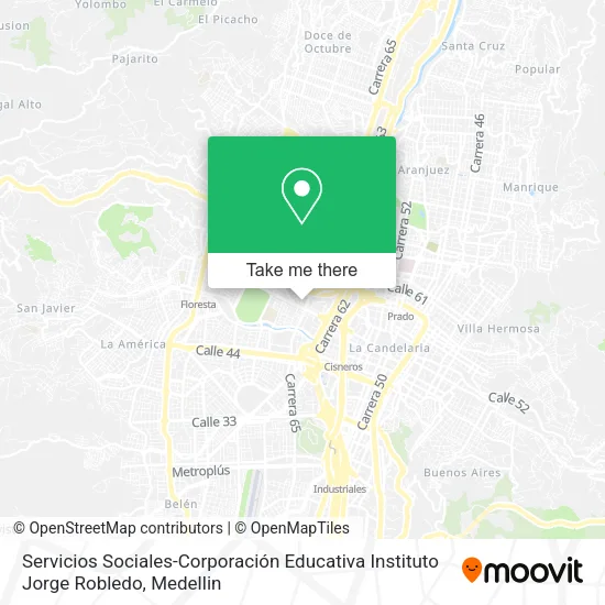 Mapa de Servicios Sociales-Corporación Educativa Instituto Jorge Robledo