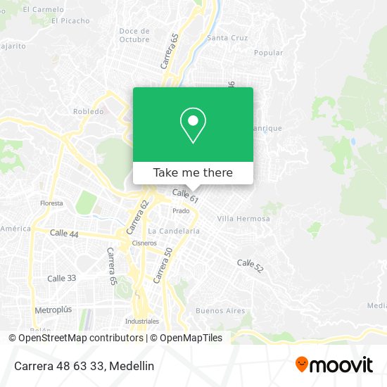 Mapa de Carrera 48 63 33