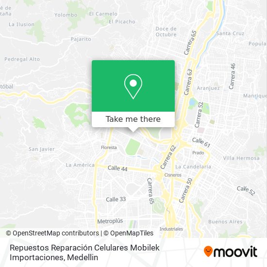Mapa de Repuestos Reparación Celulares Mobilek Importaciones