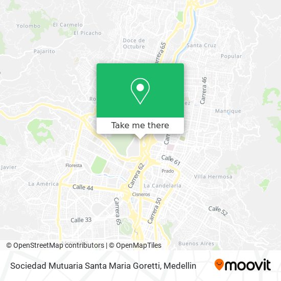 Sociedad Mutuaria Santa Maria Goretti map