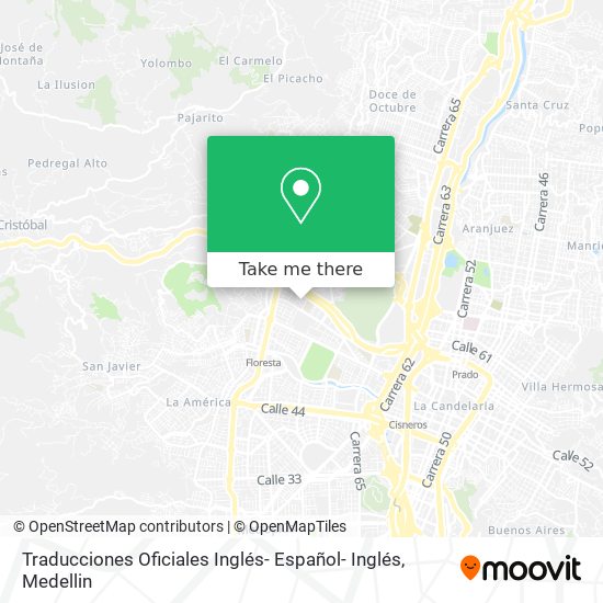 Mapa de Traducciones Oficiales Inglés- Español- Inglés