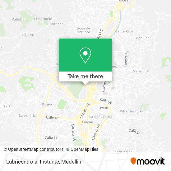 Mapa de Lubricentro al Instante