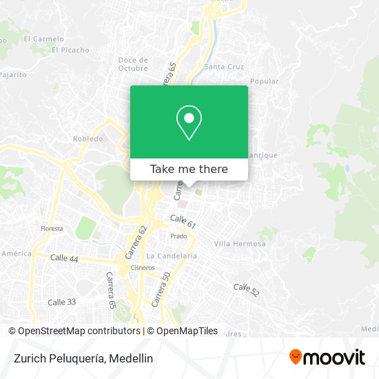 Zurich Peluquería map