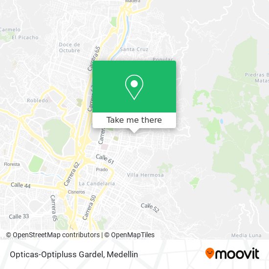 Opticas-Optipluss Gardel map