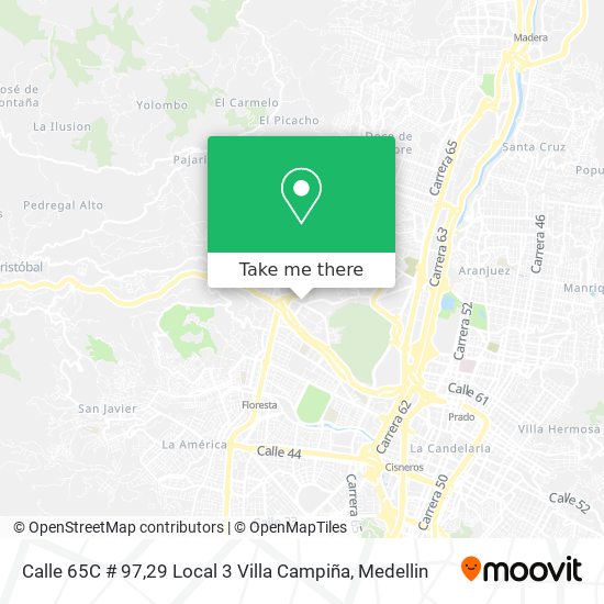 Calle 65C # 97,29 Local 3 Villa Campiña map