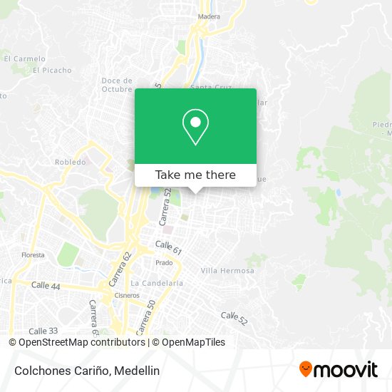 Colchones Cariño map