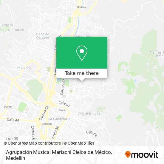 Agrupación Musical Mariachi Cielos de México map