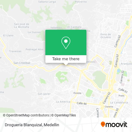 Droguería Blanquizal map