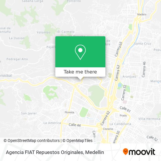 Agencia FIAT Repuestos Originales map