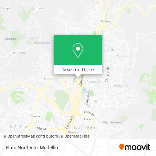 Mapa de Flota Nordeste