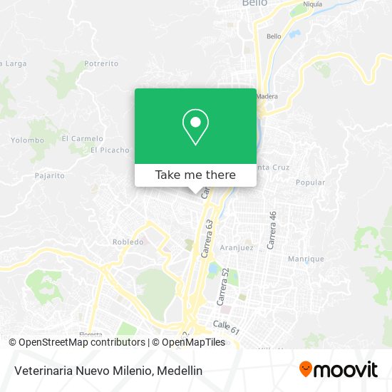 Veterinaria Nuevo Milenio map