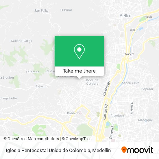 Iglesia Pentecostal Unida de Colombia map