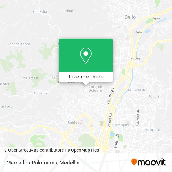 Mercados Palomares map