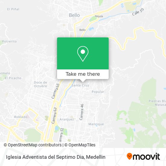 Mapa de Iglesia Adventista del Septimo Dia
