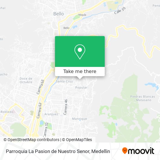 Parroquia La Pasion de Nuestro Senor map